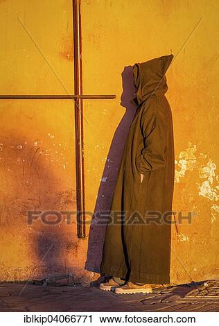 "A Moroccan man wearing a typical Djellaba, Marrakesh, Morocco, Africa" View Large Photo Image Stock Image - "A Moroccan man wearing a typical Djellaba, Marrakesh, Morocco, Africa". Fotosearch
