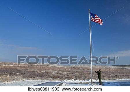 "A park ranger raises the flag at the The Flight 93 National Memorial, Shanksville, Pennsylvania, United States, North America" View Large Photo Image Stock Image - "A park ranger raises the flag at the The Flight 93 National Memorial, Shanksville, Pennsylvania, United States, North America". Fotosearch