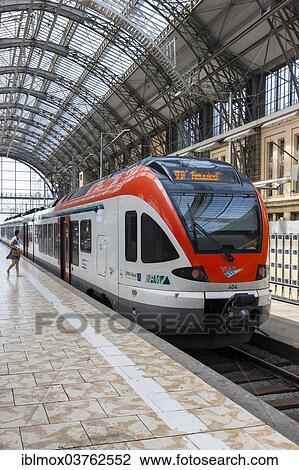 "A regional train of the RMV pulling into the main station, Frankfurt am Main, Hesse, Germany, Europe" View Large Photo Image Stock Image - "A regional train of the RMV pulling into the main station, Frankfurt am Main, Hesse, Germany, Europe". Fotosearch