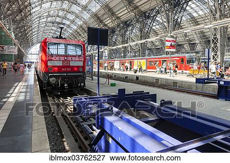"A regional train pulling into the main station, Frankfurt am Main, Hesse, Germany, Europe" View Large Photo Image Stock Photo - "A regional train pulling into the main station, Frankfurt am Main, Hesse, Germany, Europe". Fotosearch