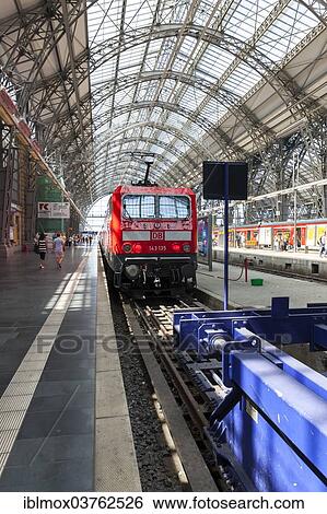 "A regional train pulling into the main station, Frankfurt am Main, Hesse, Germany, Europe" View Large Photo Image Stock Photograph - "A regional train pulling into the main station, Frankfurt am Main, Hesse, Germany, Europe". Fotosearch