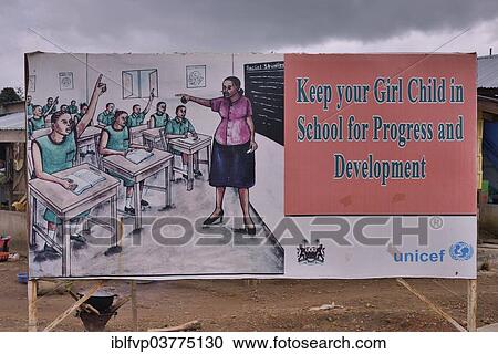 "A sign calling on parents to send their children to school, Makeni, Bombali District, Sierra Leone, Africa" View Large Photo Image Stock Image - "A sign calling on parents to send their children to school, Makeni, Bombali District, Sierra Leone, Africa". Fotosearch