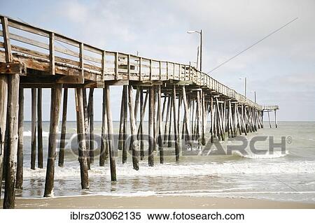 "A walkway leading out into the Atlantic, Nags Head, United States, North America" View Large Photo Image Stock Photography - "A walkway leading out into the Atlantic, Nags Head, United States, North America". Fotosearch