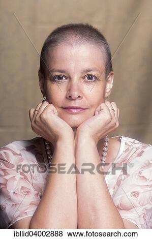 "A woman after chemotherapy, 48 years, portrait" View Large Photo Image Stock Photo - "A woman after chemotherapy, 48 years, portrait". Fotosearch