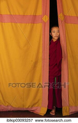 "A young monk from Amitabha Monastery, Amitabha monastery, Nepal, Asia" View Large Photo Image Stock Photo - "A young monk from Amitabha Monastery, Amitabha monastery, Nepal, Asia". Fotosearch