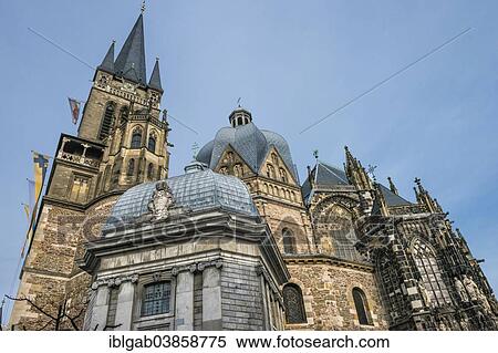 "Aachen Cathedral, Unesco World Heritage Site, North Rhine-Westphalia, Germany, Europe" View Large Photo Image Stock Photography - "Aachen Cathedral, Unesco World Heritage Site, North Rhine-Westphalia, Germany, Europe". Fotosearch