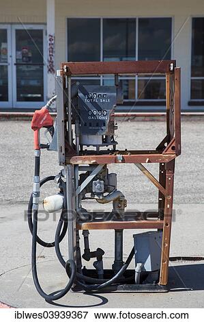"Abandoned gasoline pump at a closed General Store, Lusk, Wyoming, United States, North America" View Large Photo Image Stock Photo - "Abandoned gasoline pump at a closed General Store, Lusk, Wyoming, United States, North America". Fotosearch