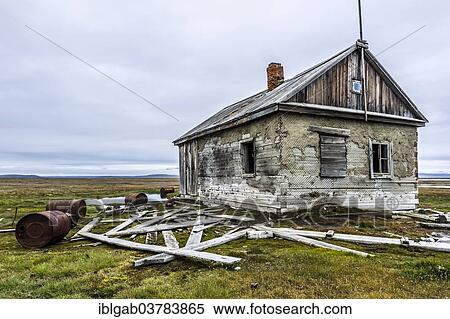 "Abandoned house, Wrangel Island, UNESCO World Heritage site, Chukotka Autonomous Okrug, Russia, Europe" View Large Photo Image Stock Photography - "Abandoned house, Wrangel Island, UNESCO World Heritage site, Chukotka Autonomous Okrug, Russia, Europe". Fotosearch