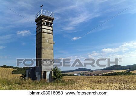 "Abandoned observation tower of the GDR at the former inner German border, Buttlar, Buttlar, Thuringia, Germany, Europe" View Large Photo Image Stock Image - "Abandoned observation tower of the GDR at the former inner German border, Buttlar, Buttlar, Thuringia, Germany, Europe". Fotosearch