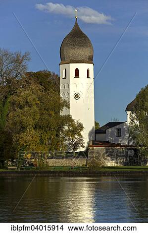 "Abbey church, Kloster Frauenchiemsee convent, Fraueninsel, Chiemsee, Chiemgau, Upper Bavaria, Deutschland" View Large Photo Image Picture - "Abbey church, Kloster Frauenchiemsee convent, Fraueninsel, Chiemsee, Chiemgau, Upper Bavaria, Deutschland". Fotosearch
