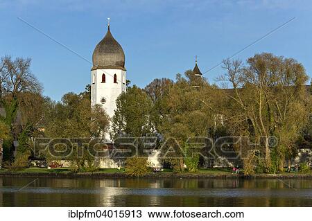 "Abbey church, Kloster Frauenchiemsee convent, Fraueninsel, Chiemsee, Chiemgau, Upper Bavaria, Deutschland" View Large Photo Image Stock Image - "Abbey church, Kloster Frauenchiemsee convent, Fraueninsel, Chiemsee, Chiemgau, Upper Bavaria, Deutschland". Fotosearch