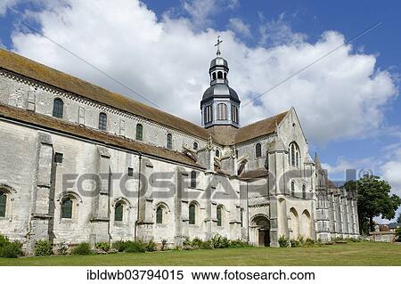 Stock Photography - "Abbey of Saint-Germer-de-Fly, Departement Oise, Picardie, France, Europe". Fotosearch