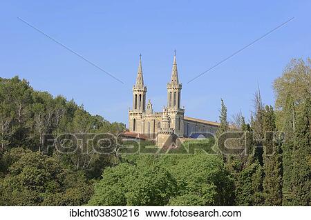 "Abbey of Saint Michel de Frigolet, La montagnette, Bouches-du-Rhone, Provence-Alpes-Cote d'Azur, Southern France, France, Europe" View Large Photo Image Stock Photograph - "Abbey of Saint Michel de Frigolet, La montagnette, Bouches-du-Rhone, Provence-Alpes-Cote d'Azur, Southern France, France, Europe". Fotosearch