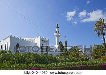 Stock Image - "Abdul Aziz Al Saud mosque, Marbella, Costa del Sol, Andalucia, Spain, Europe". Fotosearch