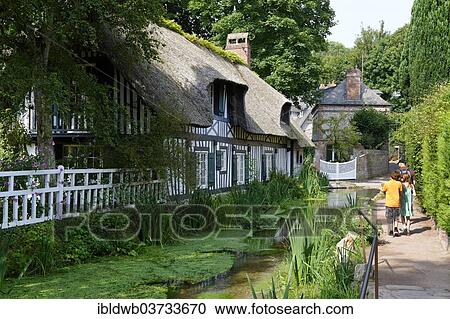 "Abreuvoir on Veules River, France's shortest river, Veules-les-Roses, Departement Seine-Maritime, Upper Normandy, France, Europe" View Large Photo Image Stock Image - "Abreuvoir on Veules River, France's shortest river, Veules-les-Roses, Departement Seine-Maritime, Upper Normandy, France, Europe". Fotosearch