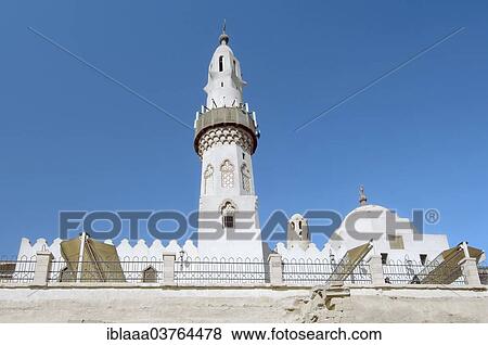Stock Photo - "Abu el-Haggag Mosque inside Luxor Temple Complex, ancient Thebes, Luxor, Luxor, Luxor Governorate, Egypt, Africa". Fotosearch