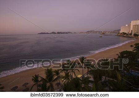 "Acapulco Bay at dawn, Acapulco, Guerrero, Mexico, North America" View Large Photo Image Stock Photo - "Acapulco Bay at dawn, Acapulco, Guerrero, Mexico, North America". Fotosearch