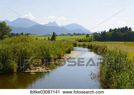 "Ach River at Lake Hopfensee, Hopfen am See, Allgau, Upper Bavaria, Bavaria, Germany, Europe" View Large Photo Image Stock Image - "Ach River at Lake Hopfensee, Hopfen am See, Allgau, Upper Bavaria, Bavaria, Germany, Europe". Fotosearch