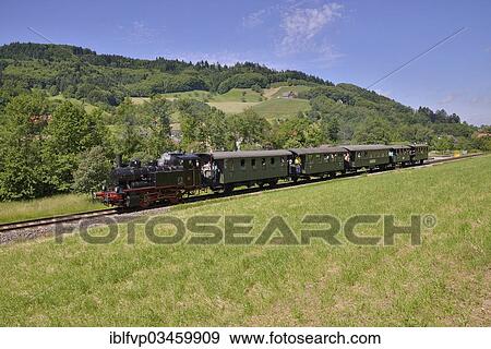 "Achertalbahn, Achertal railway, historic steam train, Furschenbach, Ottenhofen im Schwarzwald, Black Forest, Baden-Wurttemberg, Germany, Europe" View Large Photo Image Stock Photo - "Achertalbahn, Achertal railway, historic steam train, Furschenbach, Ottenhofen im Schwarzwald, Black Forest, Baden-Wurttemberg, Germany, Europe". Fotosearch