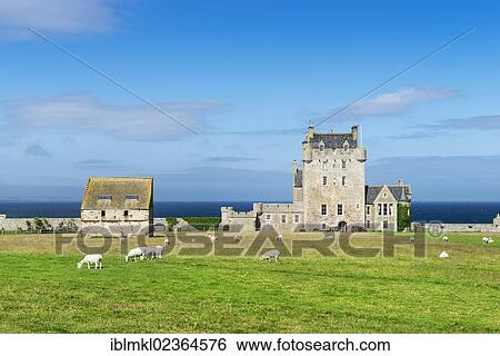 "Ackergill Tower near Wick, a castle from the 15th century, on the North Sea coast, Caithness County, Scotland, United Kingdom, Europe" View Large Photo Image Stock Photograph - "Ackergill Tower near Wick, a castle from the 15th century, on the North Sea coast, Caithness County, Scotland, United Kingdom, Europe". Fotosearch