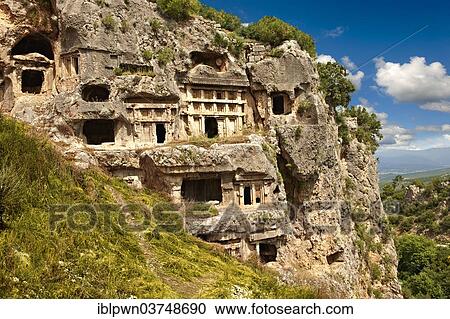 "Acropolis and ancient Lycian rock tombs of Tlos Archaeological Site, UNESCO World Heritage Site, Tlos, Turkey, Asia" View Large Photo Image Stock Image - "Acropolis and ancient Lycian rock tombs of Tlos Archaeological Site, UNESCO World Heritage Site, Tlos, Turkey, Asia". Fotosearch