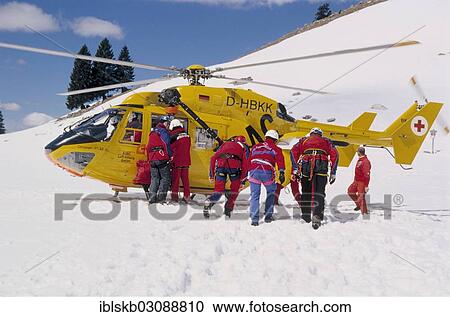 "ADAC helicopter during a mountain rescue, Spitzingsee, Schliersee, Upper Bavaria, Bavaria, Germany, Europe" View Large Photo Image Stock Image - "ADAC helicopter during a mountain rescue, Spitzingsee, Schliersee, Upper Bavaria, Bavaria, Germany, Europe". Fotosearch