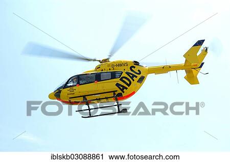 "ADAC helicopter in flight, Oberschleissheim, Munich, Upper Bavaria, Bavaria, Germany, Europe" View Large Photo Image Stock Image - "ADAC helicopter in flight, Oberschleissheim, Munich, Upper Bavaria, Bavaria, Germany, Europe". Fotosearch