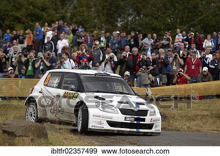 "ADAC Rally Deutschland, special stage, Baumholder military training area, previous year's winner Sebastien Ogier, FRA, and co-driver Julien Ingrassia, FRA, on Skoda, Baumholder, Rhineland-Palatinate, Germany, Europe" View Large Photo Image Stock Photo - "ADAC Rally Deutschland, special stage, Baumholder military training area, previous year's winner Sebastien Ogier, FRA, and co-driver Julien Ingrassia, FRA, on Skoda, Baumholder, Rhineland-Palatinate, Germany, Europe". Fotosearch
