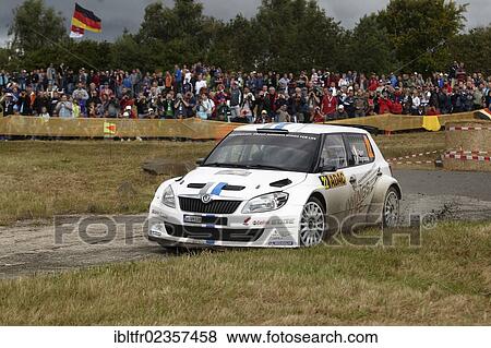 "ADAC Rally Germany, special stage, Baumholder military training area, previous year's winner Sebastien Ogier, FRA, and co-driver Julien Ingrassia, FRA, on Skoda, Baumholder, Rhineland-Palatinate, Germany, Europe" View Large Photo Image Stock Photo - "ADAC Rally Germany, special stage, Baumholder military training area, previous year's winner Sebastien Ogier, FRA, and co-driver Julien Ingrassia, FRA, on Skoda, Baumholder, Rhineland-Palatinate, Germany, Europe". Fotosearch