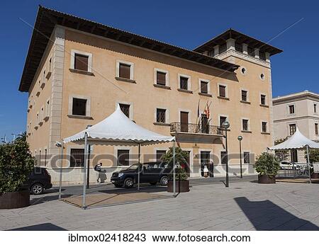 Administration building of Aduana, historic town centre, Palma de Mallorca, Majorca, Balearic Islands, Spain, Europe View Large Photo Image Stock Image - Administration building of Aduana, historic town centre, Palma de Mallorca, Majorca, Balearic Islands, Spain, Europe. Fotosearch