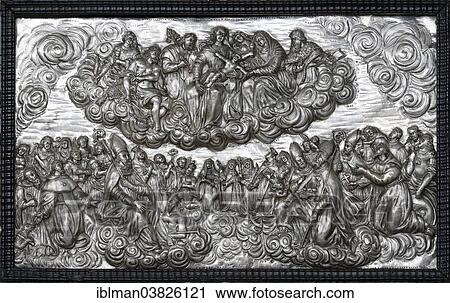 "Adoration of the Trinity, relief on a silver altar, Parish Church of St. Gallus, Bregenz, Vorarlberg, Austria, Europe" View Large Photo Image Stock Image - "Adoration of the Trinity, relief on a silver altar, Parish Church of St. Gallus, Bregenz, Vorarlberg, Austria, Europe". Fotosearch