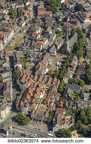 "Aerial, Church of St. Victor and the market square, Schwerte, Ruhr region, North Rhine-Westphalia, Germany, Europe" View Large Photo Image Picture - "Aerial, Church of St. Victor and the market square, Schwerte, Ruhr region, North Rhine-Westphalia, Germany, Europe". Fotosearch