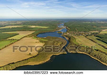 "Aerial photo, canal between Lake Mirow and Granzower Moschen, Mirow, Muritz lake district, Mecklenburg-Western Pomerania, Germany, Europe" View Large Photo Image Stock Image - "Aerial photo, canal between Lake Mirow and Granzower Moschen, Mirow, Muritz lake district, Mecklenburg-Western Pomerania, Germany, Europe". Fotosearch