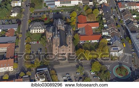 "Aerial photo, Catholic Parish Church of the Holy Sacrament or Saar Cathedral, Dillingen-Saar, Saarland, Germany, Europe" View Large Photo Image Stock Photograph - "Aerial photo, Catholic Parish Church of the Holy Sacrament or Saar Cathedral, Dillingen-Saar, Saarland, Germany, Europe". Fotosearch
