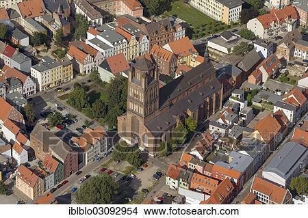 "Aerial, St. Jakobi Church, Stralsund, Mecklenburg-Western Pomerania, Germany, Europe" View Large Photo Image Picture - "Aerial, St. Jakobi Church, Stralsund, Mecklenburg-Western Pomerania, Germany, Europe". Fotosearch