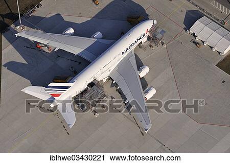 "Aerial view, Airbus A380 being prepared for delivery at the factory airfield of Finkenwerder, Finkenwerder, Hamburg, Hamburg, Germany, Europe" View Large Photo Image Stock Image - "Aerial view, Airbus A380 being prepared for delivery at the factory airfield of Finkenwerder, Finkenwerder, Hamburg, Hamburg, Germany, Europe". Fotosearch