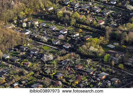 "Aerial view, allotment gardens in Nachtigallental, Bottrop, Ruhr district, North Rhine-Westphalia, Germany, Europe" View Large Photo Image Stock Image - "Aerial view, allotment gardens in Nachtigallental, Bottrop, Ruhr district, North Rhine-Westphalia, Germany, Europe". Fotosearch