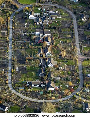 "Aerial view, allotments at the Saarner road, Mulheim an der Ruhr, Ruhrgebiet region, North Rhine-Westphalia, Germany, Europe" View Large Photo Image Stock Photograph - "Aerial view, allotments at the Saarner road, Mulheim an der Ruhr, Ruhrgebiet region, North Rhine-Westphalia, Germany, Europe". Fotosearch