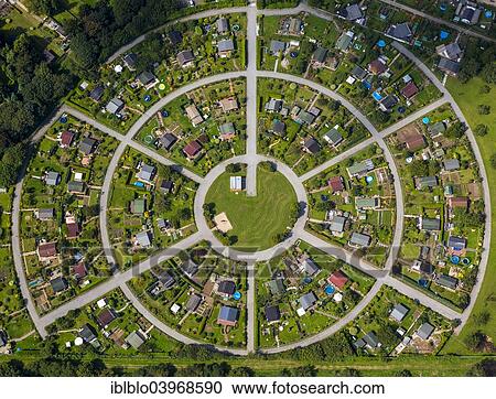 "Aerial view, allotments, round gardens at Cacilienstrasse, Kamp-Lintfort, North Rhine-Westphalia, Germany, Europe" View Large Photo Image Stock Image - "Aerial view, allotments, round gardens at Cacilienstrasse, Kamp-Lintfort, North Rhine-Westphalia, Germany, Europe". Fotosearch