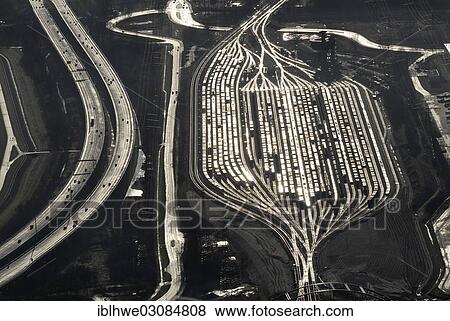 Stock Photo - "Aerial view, Alte Suederelbe railway shunting yard, Hamburg, Hamburg, Germany, Europe". Fotosearch