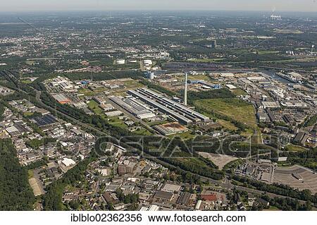 "Aerial view, aluminium smelting plant, Econova industrial estate, Bergeborbeck, Essen, Ruhr area, North Rhine-Westphalia, Germany, Europe" View Large Photo Image Stock Photograph - "Aerial view, aluminium smelting plant, Econova industrial estate, Bergeborbeck, Essen, Ruhr area, North Rhine-Westphalia, Germany, Europe". Fotosearch
