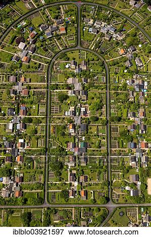 "Aerial view, Am Rottmanssteich allotments, Harper, Bochum, Ruhr district, North Rhine-Westphalia, Germany, Europe" View Large Photo Image Stock Photo - "Aerial view, Am Rottmanssteich allotments, Harper, Bochum, Ruhr district, North Rhine-Westphalia, Germany, Europe". Fotosearch