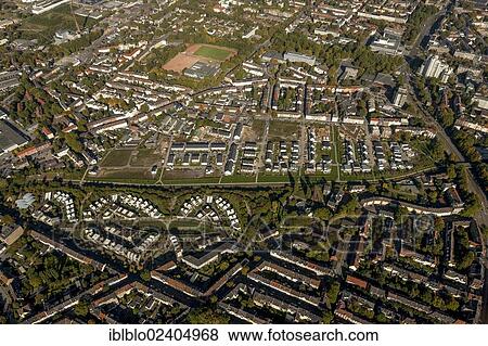 "Aerial view, Am Stadtgarten development area, Gelsenkirchen, Ruhr area, North Rhine-Westphalia, Germany, Europe" View Large Photo Image Stock Photo - "Aerial view, Am Stadtgarten development area, Gelsenkirchen, Ruhr area, North Rhine-Westphalia, Germany, Europe". Fotosearch