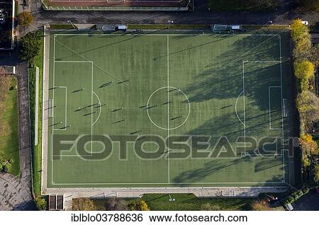 "Aerial view, artificial turf football pitch, Mulheim an der Ruhr, Ruhr area, North Rhine-Westphalia, Germany, Europe" View Large Photo Image Stock Photograph - "Aerial view, artificial turf football pitch, Mulheim an der Ruhr, Ruhr area, North Rhine-Westphalia, Germany, Europe". Fotosearch