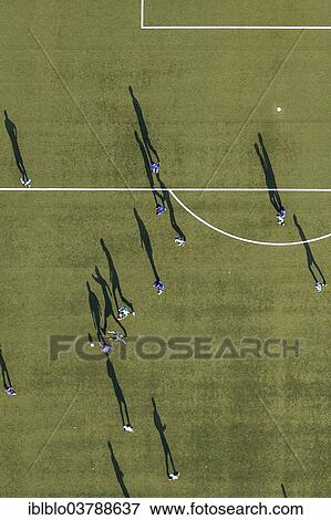 "Aerial view, astro turf football pitch, Mulheim an der Ruhr, Ruhr area, North Rhine-Westphalia, Germany, Europe" View Large Photo Image Stock Photo - "Aerial view, astro turf football pitch, Mulheim an der Ruhr, Ruhr area, North Rhine-Westphalia, Germany, Europe". Fotosearch