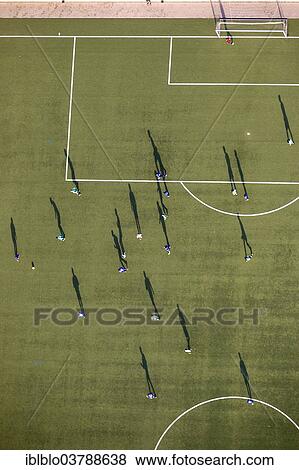 "Aerial view, astro turf football pitch, Mulheim an der Ruhr, Ruhr area, North Rhine-Westphalia, Germany, Europe" View Large Photo Image Stock Photo - "Aerial view, astro turf football pitch, Mulheim an der Ruhr, Ruhr area, North Rhine-Westphalia, Germany, Europe". Fotosearch