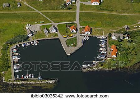 "Aerial view, Baltic Sea port of Neuendorf on Hiddensee Island, Vitte, Insel Hiddensee, Mecklenburg-Western Pomerania, Germany, Europe" View Large Photo Image Stock Image - "Aerial view, Baltic Sea port of Neuendorf on Hiddensee Island, Vitte, Insel Hiddensee, Mecklenburg-Western Pomerania, Germany, Europe". Fotosearch
