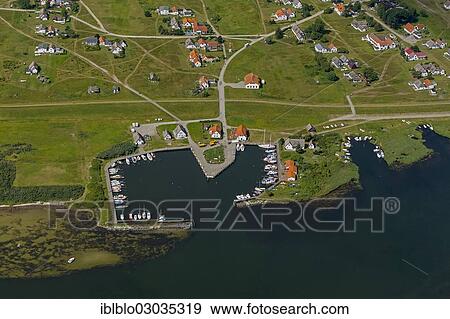 "Aerial view, Baltic Sea port of Neuendorf on Hiddensee Island, Neuendorf, Insel Hiddensee, Mecklenburg-Western Pomerania, Germany, Europe" View Large Photo Image Stock Photo - "Aerial view, Baltic Sea port of Neuendorf on Hiddensee Island, Neuendorf, Insel Hiddensee, Mecklenburg-Western Pomerania, Germany, Europe". Fotosearch