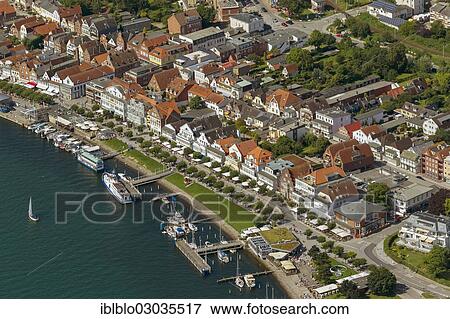 "Aerial view, Baltic Sea port, Trave River, Lubeck-Travemunde, Travemunde, Lubeck, Schleswig-Holstein, Germany, Europe" View Large Photo Image Stock Photo - "Aerial view, Baltic Sea port, Trave River, Lubeck-Travemunde, Travemunde, Lubeck, Schleswig-Holstein, Germany, Europe". Fotosearch