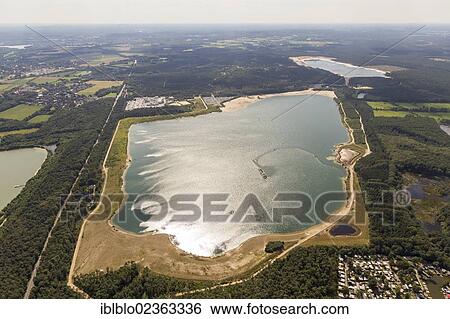"Aerial view, bathing lake, Lake Silbersee near Haltern, Ruhr region, North Rhine-Westphalia, Germany, Europe" View Large Photo Image Stock Photograph - "Aerial view, bathing lake, Lake Silbersee near Haltern, Ruhr region, North Rhine-Westphalia, Germany, Europe". Fotosearch